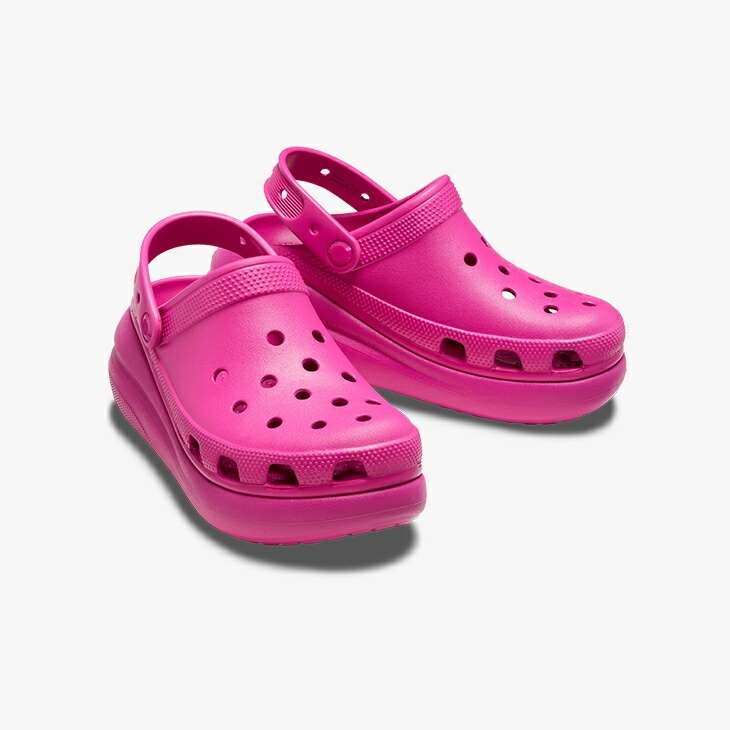24cm クロックス クラシック クラッシュ クロッグ フューシャ ファン ピンク系 Classic Crush Clog M6W8 新品