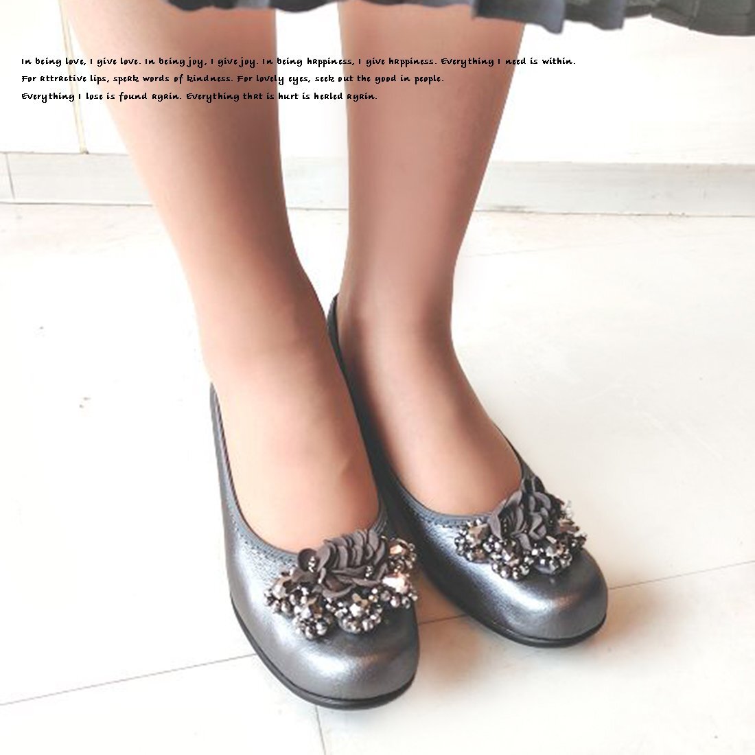 37lk 送料無料 ファーストコンタクト パンプス 日本製 ビジュー 痛くない 母の日 ウェッジ コンフォート 走れる カジュアル オフィス 通_画像7