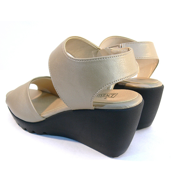 39lk 送料無料 ファーストコンタクト ストラップ 靴 パンプス ゴムフィットサンダル 日本製 パンプス 黒 痛くない 母の日 ナースダンサル_画像4