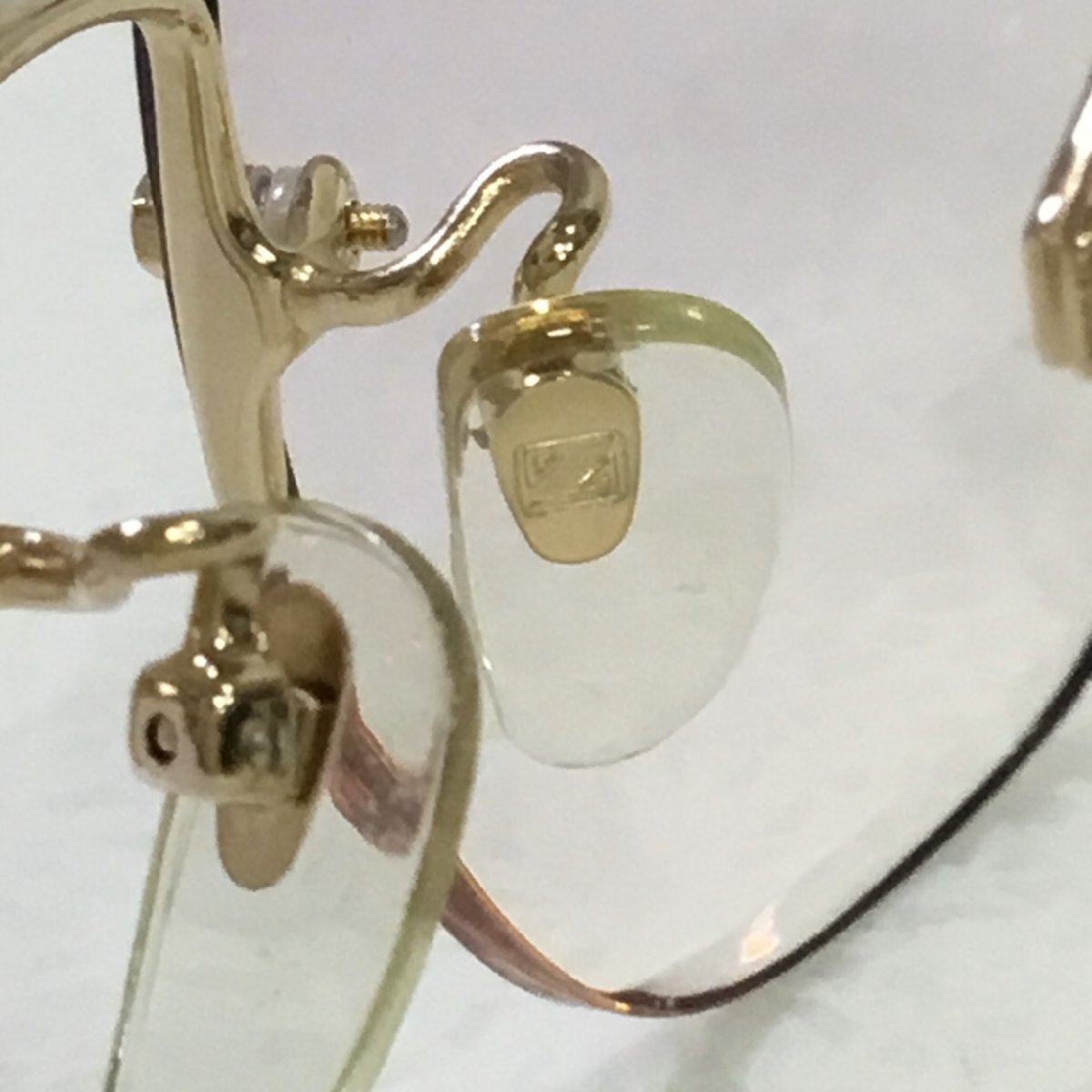 [ хранение товар /CH] хорошая вещь ZEISS zeiss West Germany очки очки солнцезащитные очки рама оттенок золота RS0608/0000