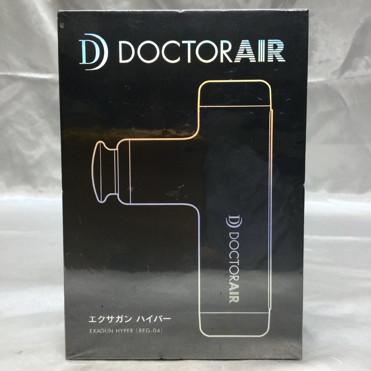 【未開封品/TO】DOCTOR AIR ドクターエア EXAGUN エクサガン ハイパー REG-04 BL ブルー マッサージガン　MZ0531/005