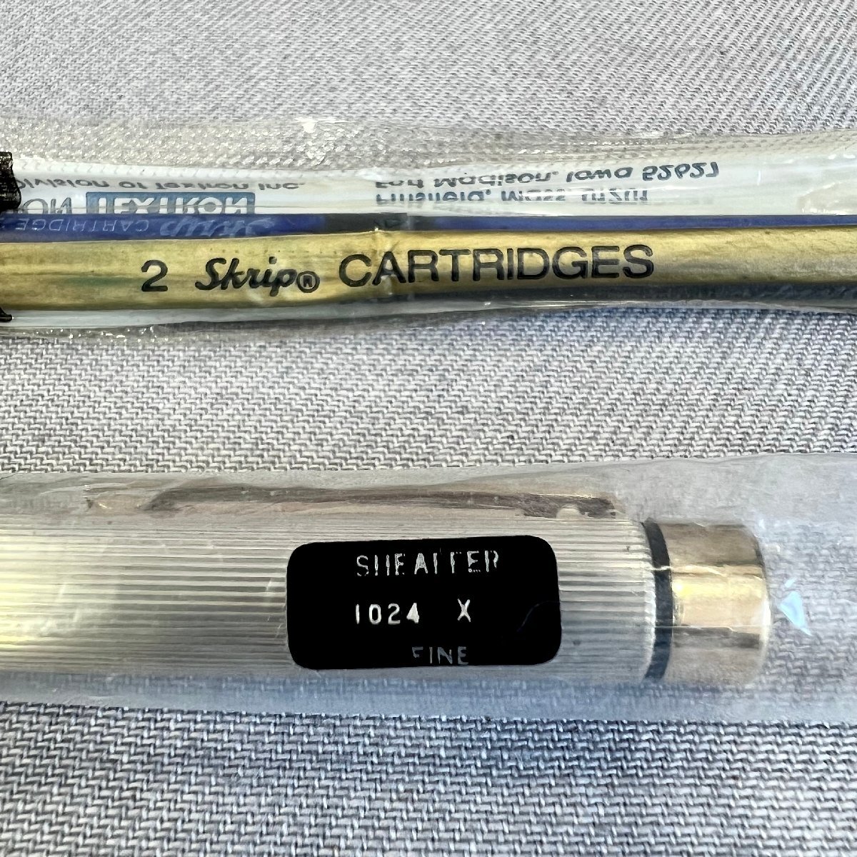 ［道］SHEAFFER TARGA 1024 X シェーファー タルガ 萬年筆 スターリング 925 フルートライン ペン先14K F細(xì)字 両用式 U.S.A制