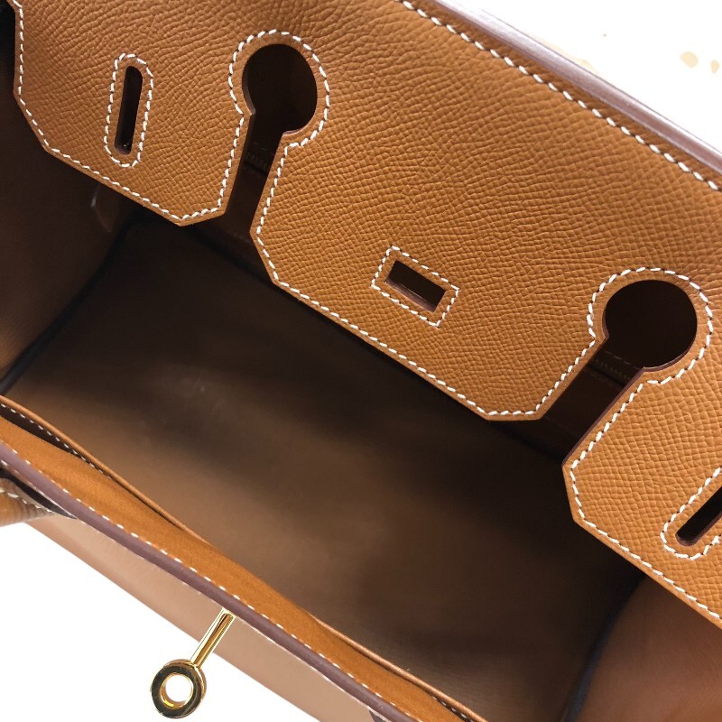 エルメス HERMES バーキン30 Y刻印　(2020年制) ゴールド ゴールド金具 ヴォーエプソン ハンドバッグ レディース 中古