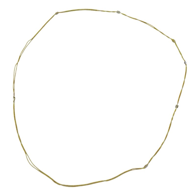 ブシュロン BOUCHERON キャトルロング ネックレス K18YG ジュエリー 中古_画像2