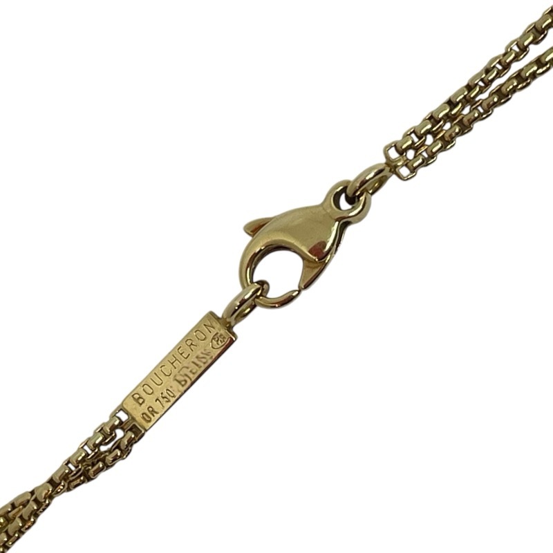 ブシュロン BOUCHERON キャトルロング ネックレス K18YG ジュエリー 中古_画像6