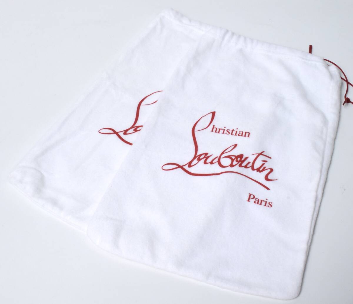 未使用 Christian Louboutin クリスチャンルブタン PIK BOAT FLAT TISSU ジャガード スタッズ スリッポン スニーカー 40.5 