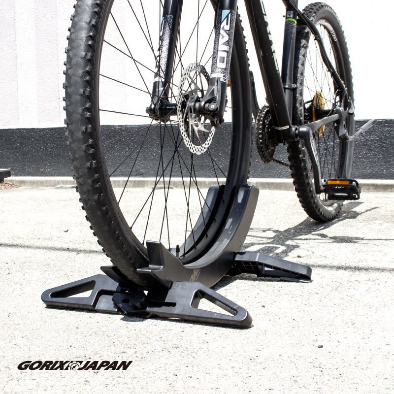 GORIX ゴリックス 自転車スタンド [タイヤ挾む差し込み 安定 倒れにくい]1臺(tái)用 屋內(nèi)屋外 サイクルスタンド (QUICK PARK スタンド)