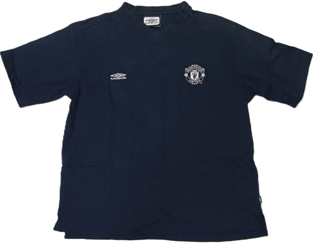 ￥１～USED マンチェスターユナイテッド 00/01 Tシャツ 正規(guī)品