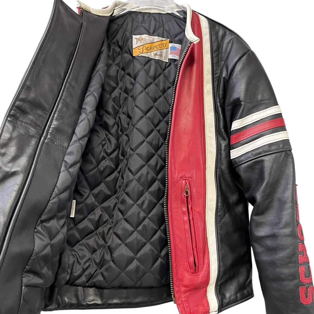 【希少】Schott Perfecto ショット　レザー　ジャケット　シングル