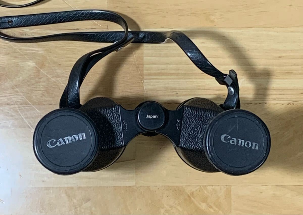 【ジャンク】Canon 雙眼鏡 6×30 8° レトロ ビンテージ キャノン 日本制 レンズキャップ付き