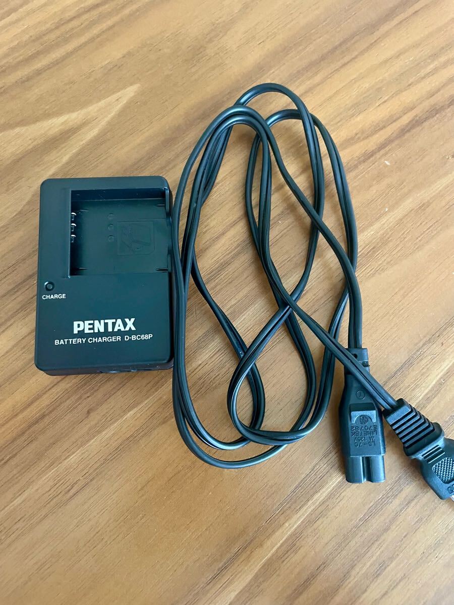 [送料無料] PENTAX ペンタックス D-BC68P 充電器 バッテリーチャージャー #P1294_画像1