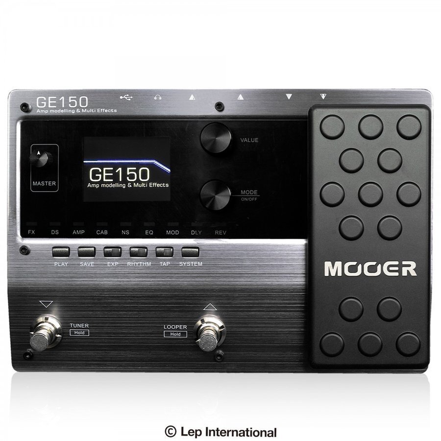 最落無し! Mooer　GE150　/ a49096　OTG機(jī)能搭載！機(jī)能的でシンプルかつ小型のマルチエフェクター！ 1円