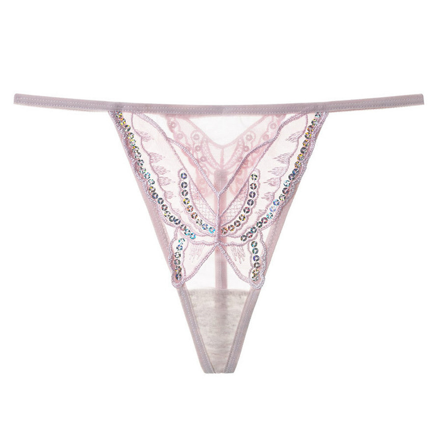  T-back sexy шорты женский шнур хлеб гонки симпатичный бабочка бабочка Ran Jerry стрейч M свет розовый 