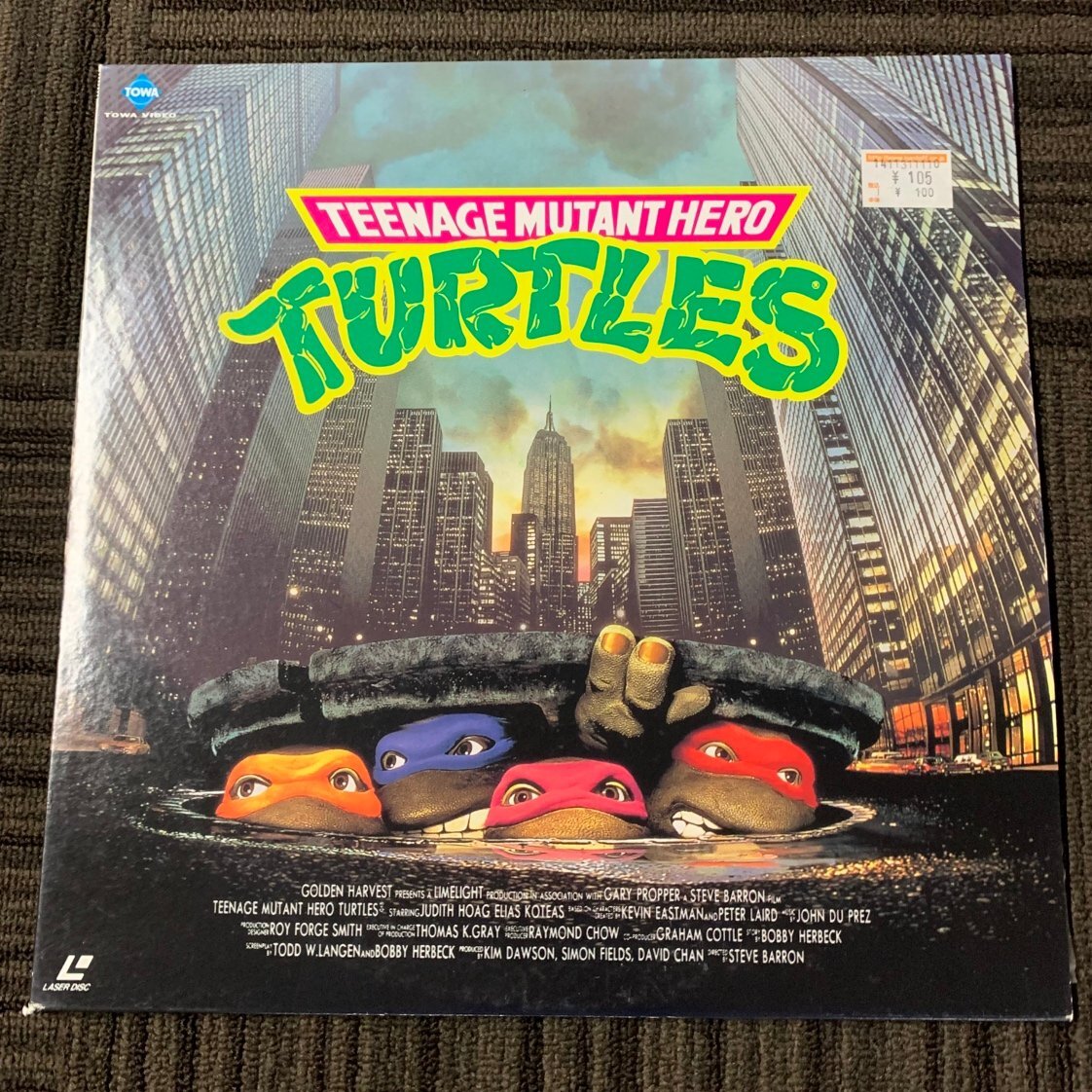 超安い品質 80】TEENAGE LD レーザーディスク TURTLES HERO MUTANT 洋楽
