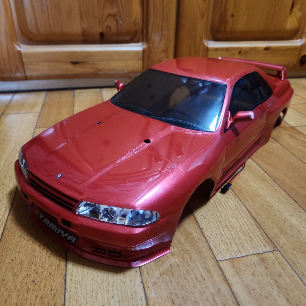  быстрое решение { бесплатная доставка } Tamiya товар Nissan Skyline GT-R # иллюминация имеется # радиоконтроллер корпус TAMIYA tt02 tt01 шасси 