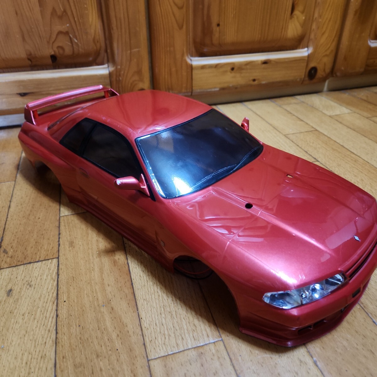  быстрое решение { бесплатная доставка } Tamiya товар Nissan Skyline GT-R # иллюминация имеется # радиоконтроллер корпус TAMIYA tt02 tt01 шасси 