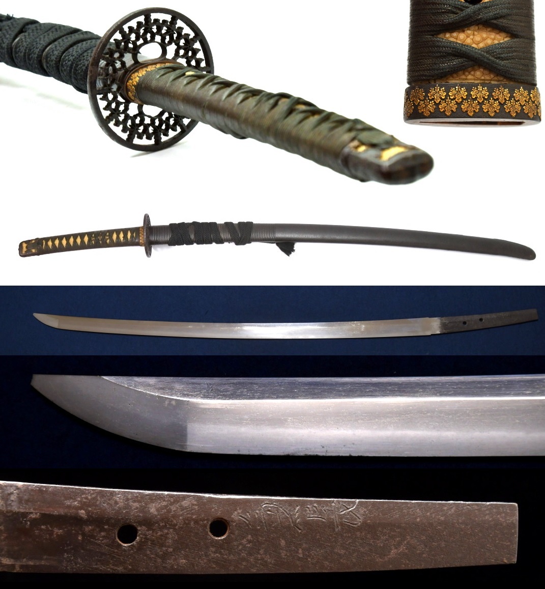 895 兼長 刀 72cm 室町時代末期○在銘 古刀 武具 日本刀 刀剣