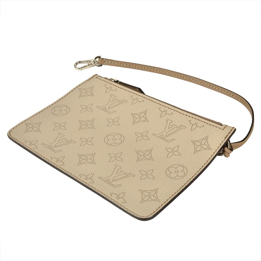 ルイヴィトン LOUIS VUITTON ジロラッタ ハンドバッグ 2WAY モノグラム マヒナ M54403 ガレ DR1137 ショルダーストラップ付き グレージュ