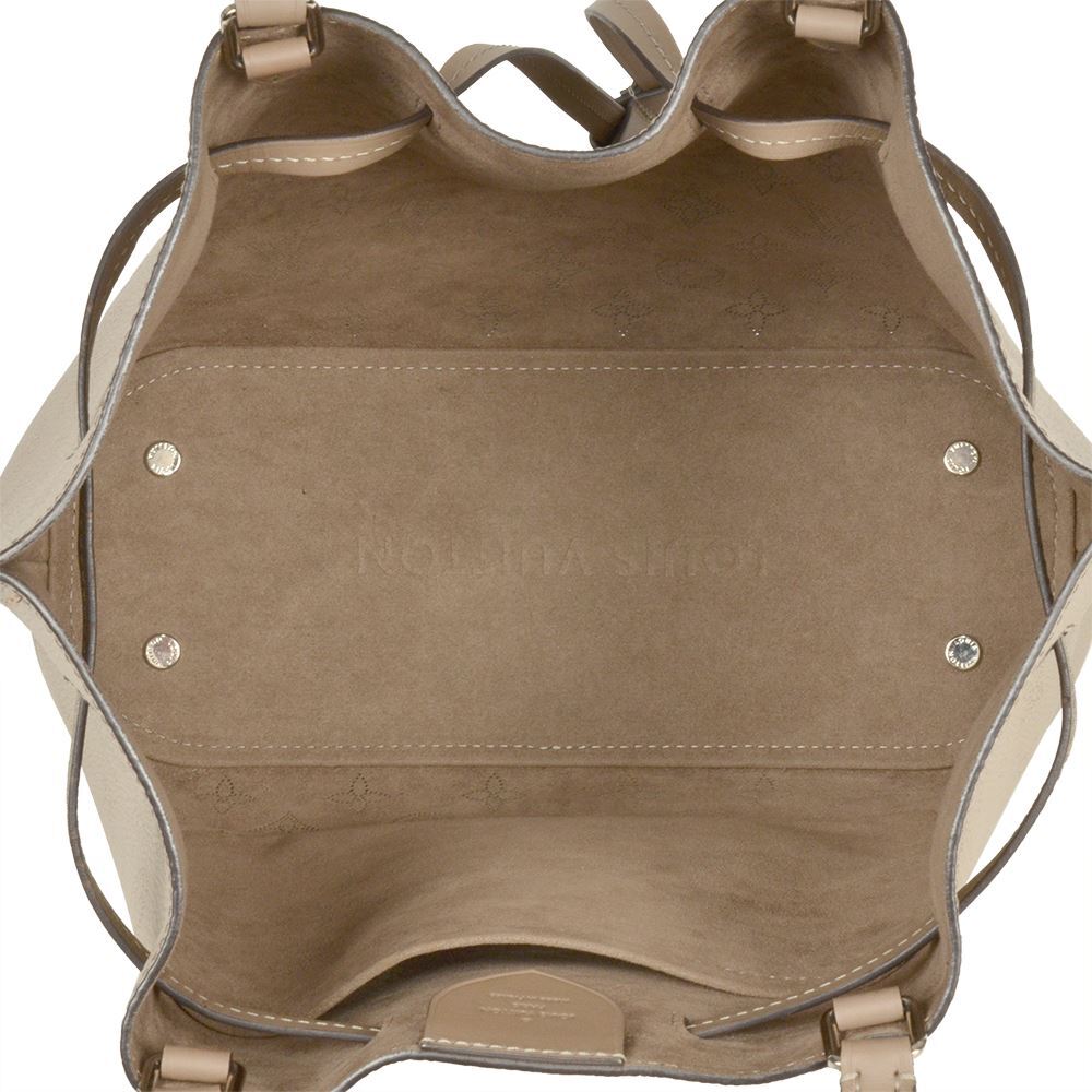 ルイヴィトン LOUIS VUITTON ジロラッタ ハンドバッグ 2WAY モノグラム マヒナ M54403 ガレ DR1137 ショルダーストラップ付き グレージュ