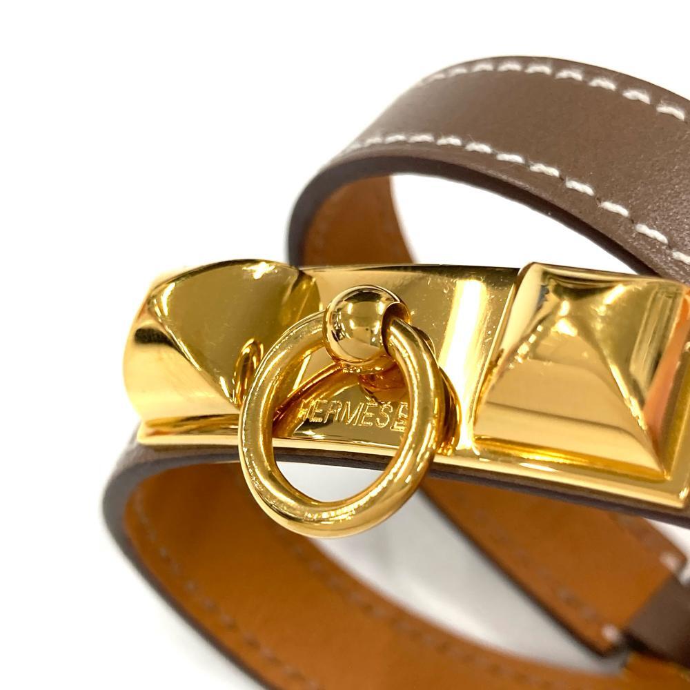 エルメス HERMES リヴァル ドゥブルトゥール XS ブレスレット スイフト □N刻印 エトゥープ_画像5