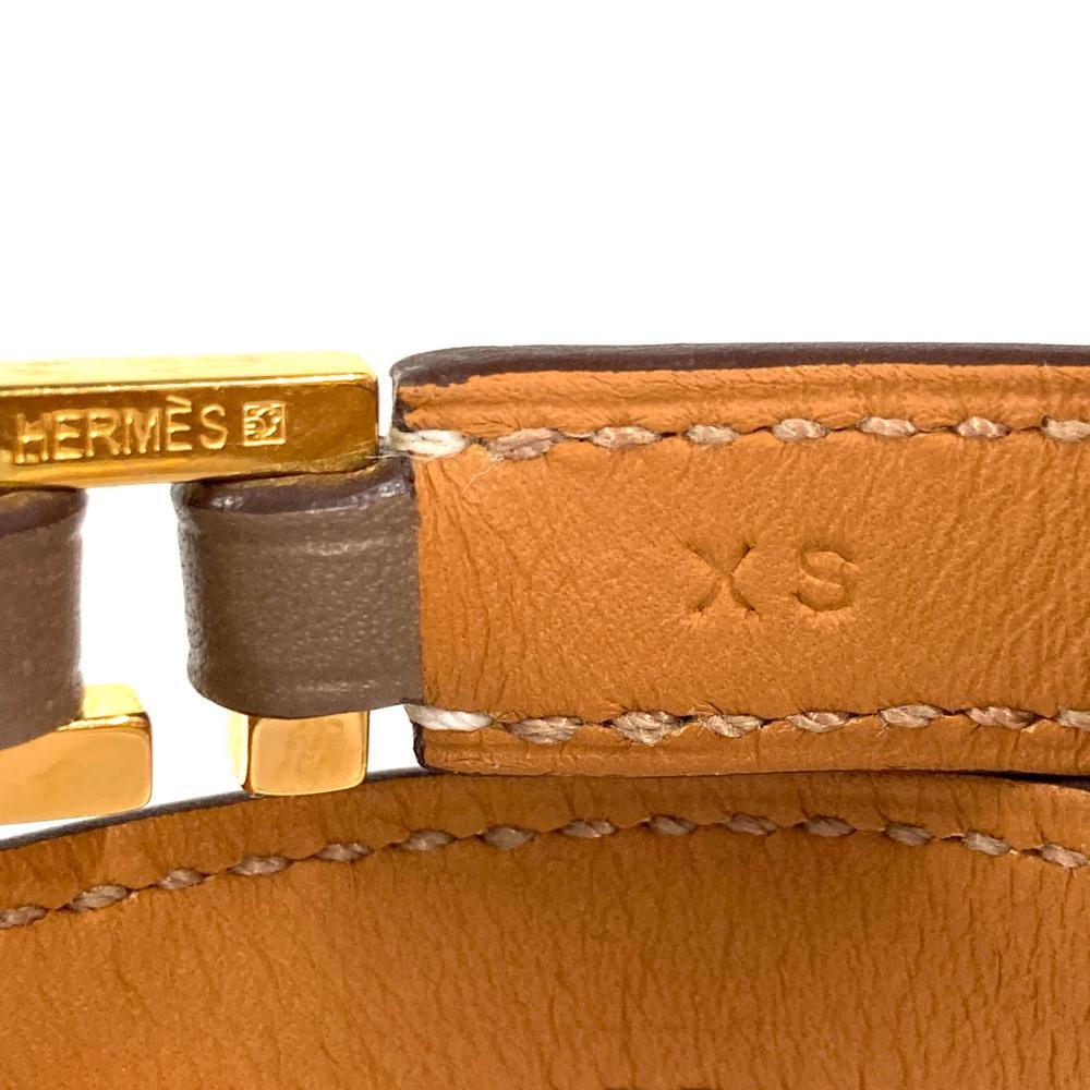 エルメス HERMES リヴァル ドゥブルトゥール XS ブレスレット スイフト □N刻印 エトゥープ_画像8