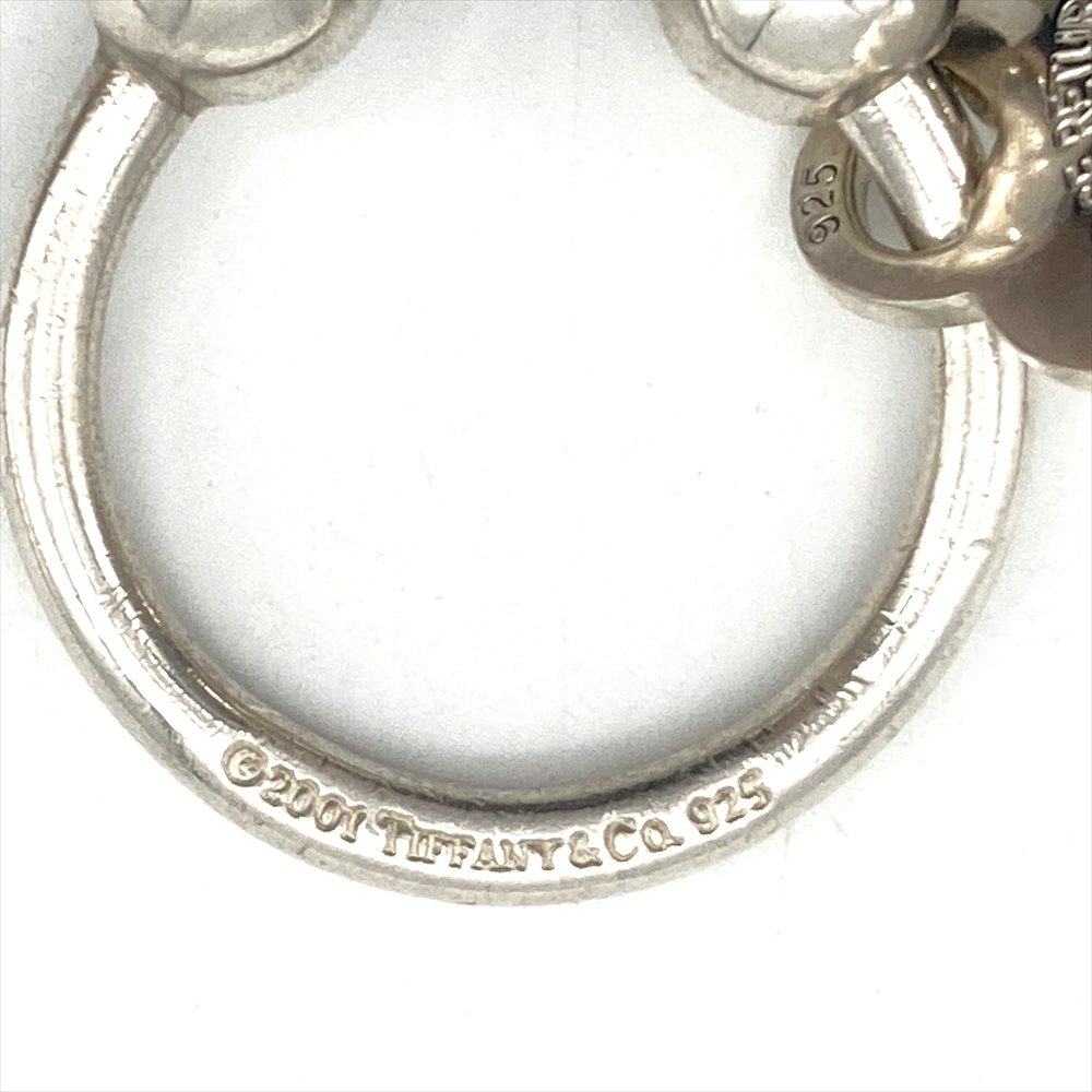 ティファニー Tiffany&Co. リターントゥ キーリング SV925 20.2g シルバー ハート タグ キーホルダー ユニセックス