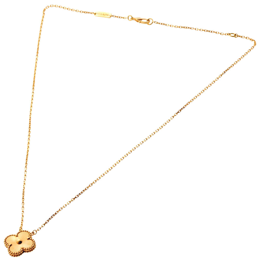  Van Cleef & Arpels Van Cleef & Arpels Vintage aru рукоятка bla колье VCARP4KL00 K18YG 6.7g желтое золото 