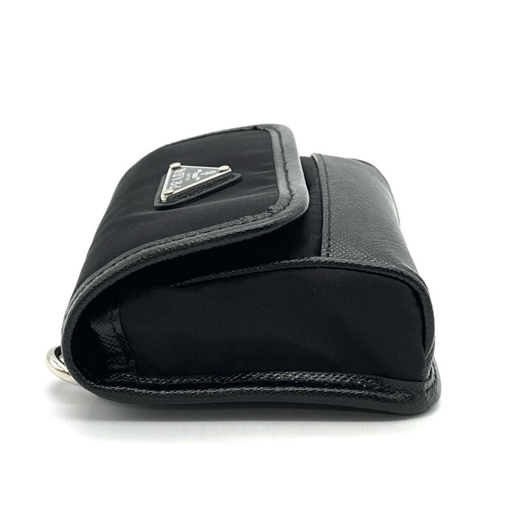 プラダ PRADA ポシェット サフィアーノ ナイロン 2ZT022 ブラック ショルダー ポーチ RE-NYLON レディース