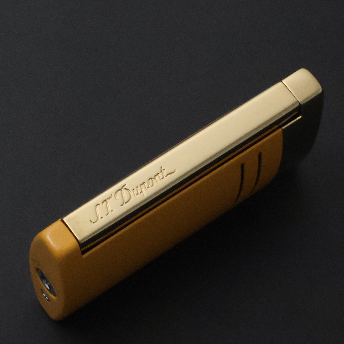 3762◆S.T.Dupontデュポン◆ターボライター◆定価40,700円◆マキシジェット◆イエロー×ゴールド◆エルゴノミクス◆防風(fēng)トーチ◆新勥?