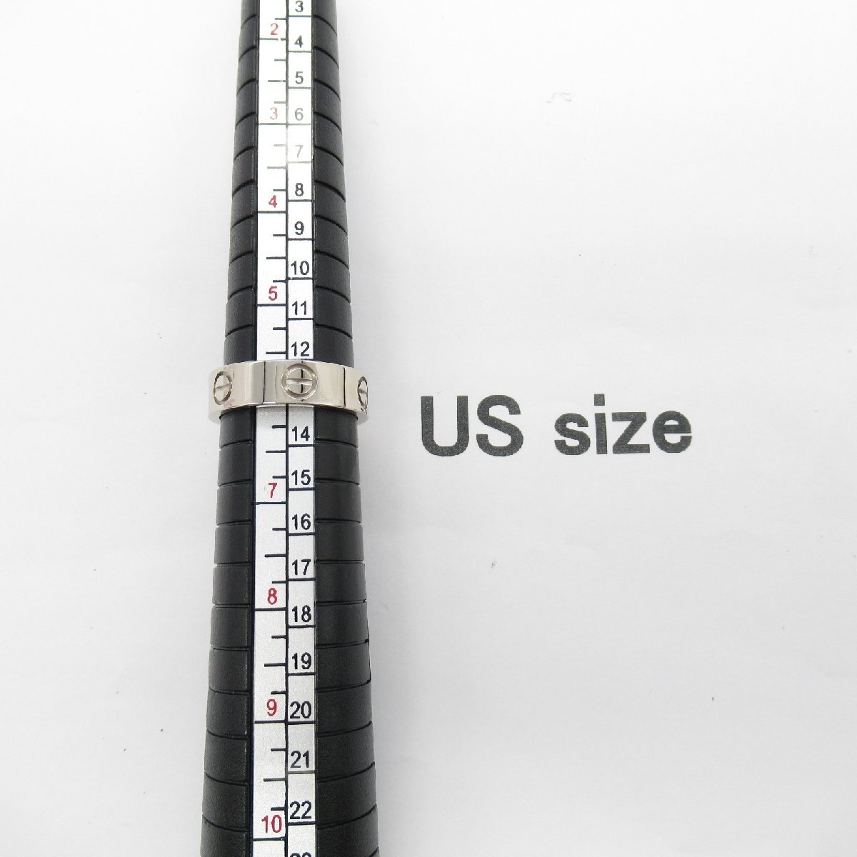 カルティエ ラブリング ブランドオフ CARTIER K18WG（ホワイトゴールド） リング?指輪 750WG 中古 メンズ レデ