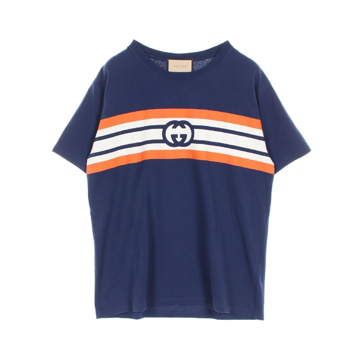 グッチ インターロッキングG ブランドオフ GUCCI コットン カットソー 中古 メンズ