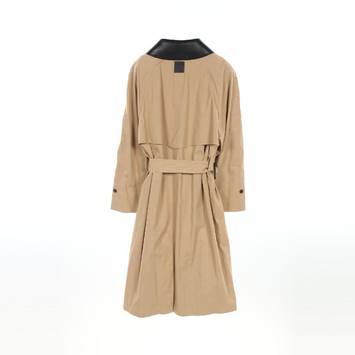 ロエベ ブランドオフ LOEWE シルク ステンカラーコート 中古 レディース_画像2