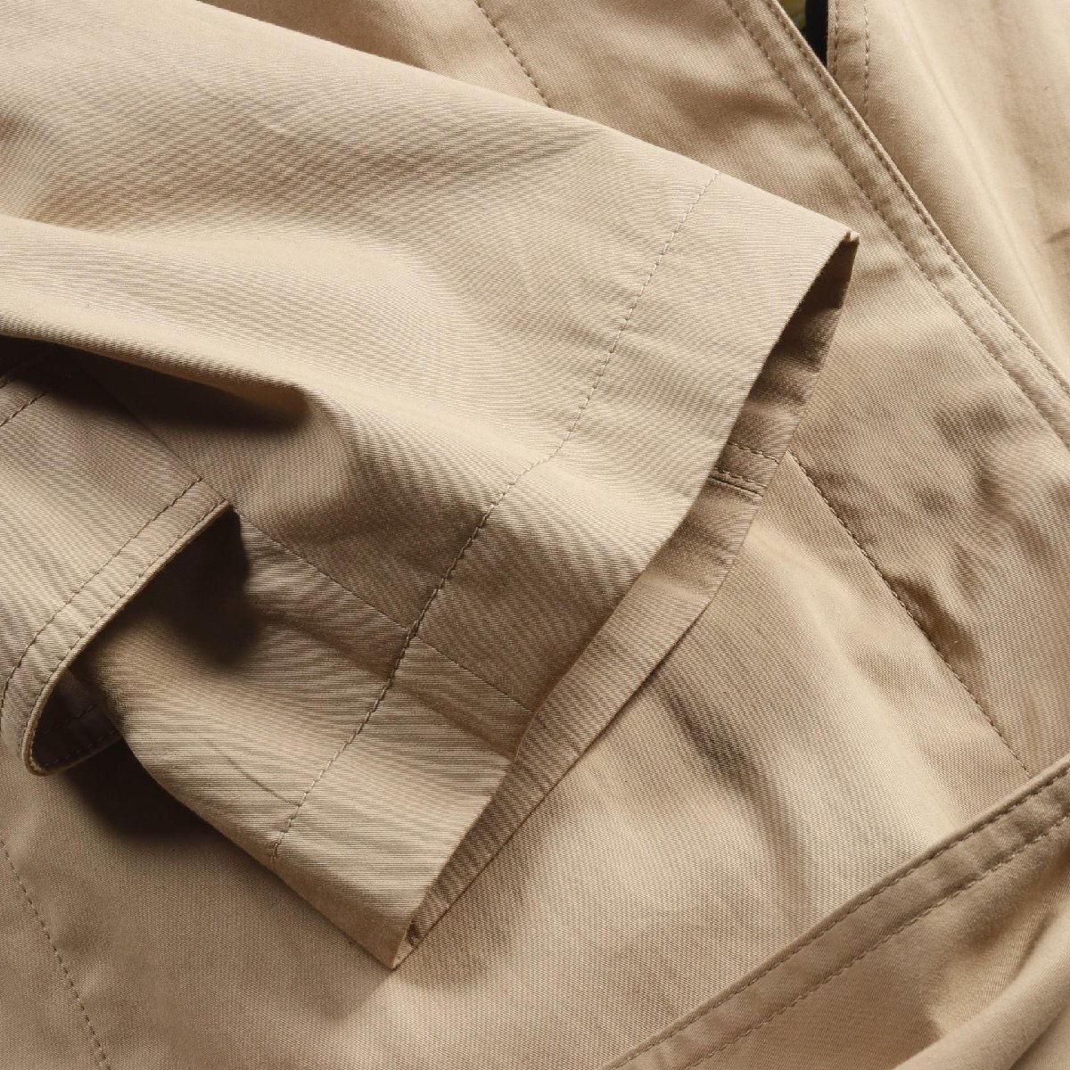 ロエベ ブランドオフ LOEWE シルク ステンカラーコート 中古 レディース_画像8