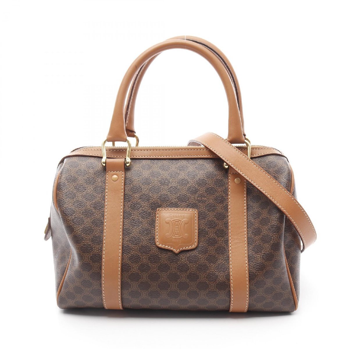 セリーヌ マカダム ブランドオフ CELINE PVCコーティングキャンバス ハンドバッグ コーティングキャンバス/レザ