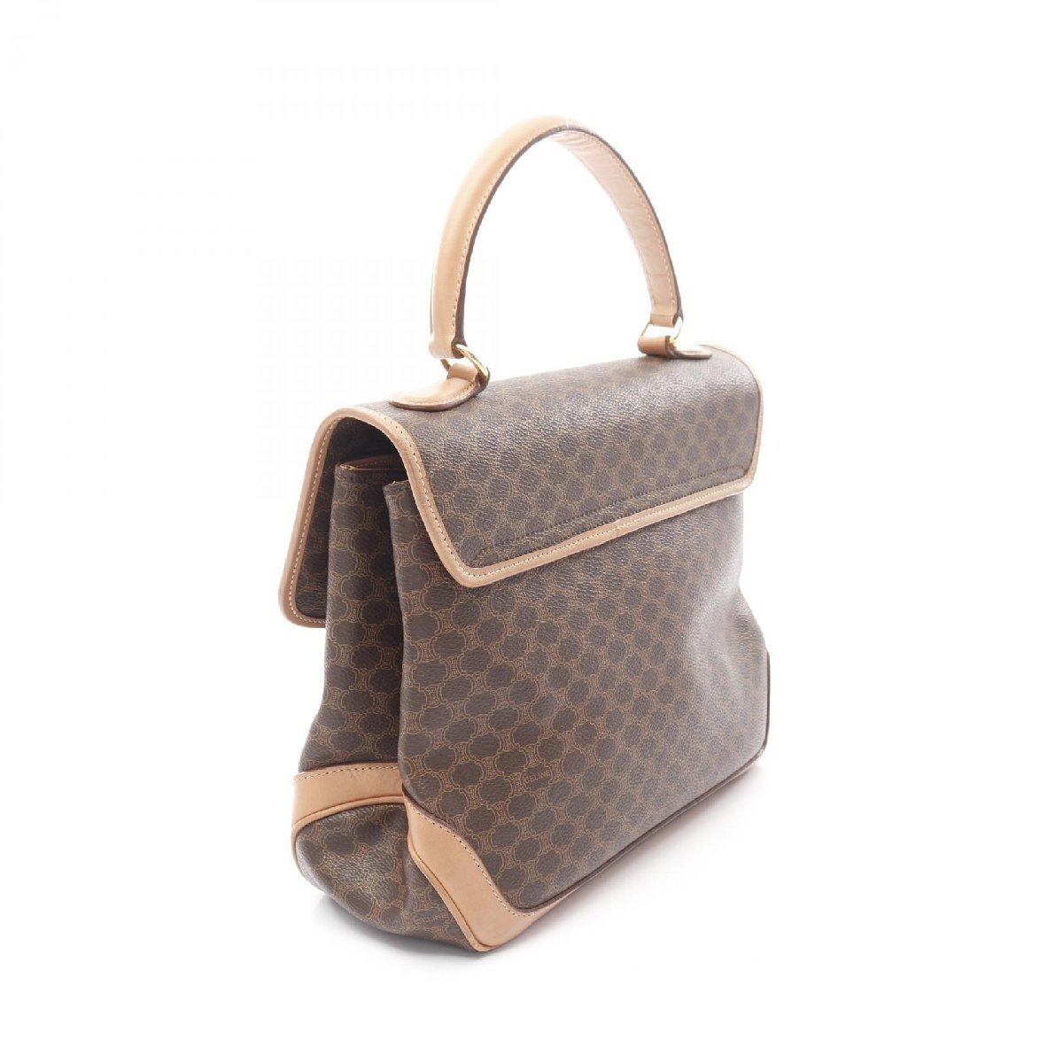 セリーヌ マカダム ブランドオフ CELINE PVCコーティングキャンバス ハンドバッグ コーティングキャンバス/レザ