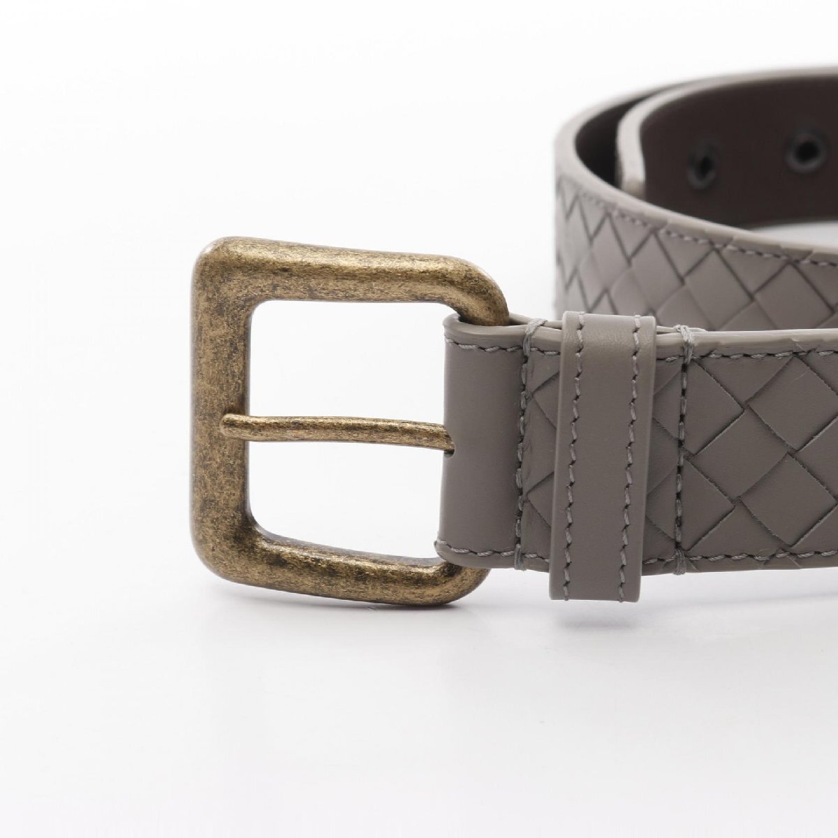 ボッテガヴェネタ イントレチャート ブランドオフ BOTTEGA VENETA レザー ベルト レザー 中古 レディース
