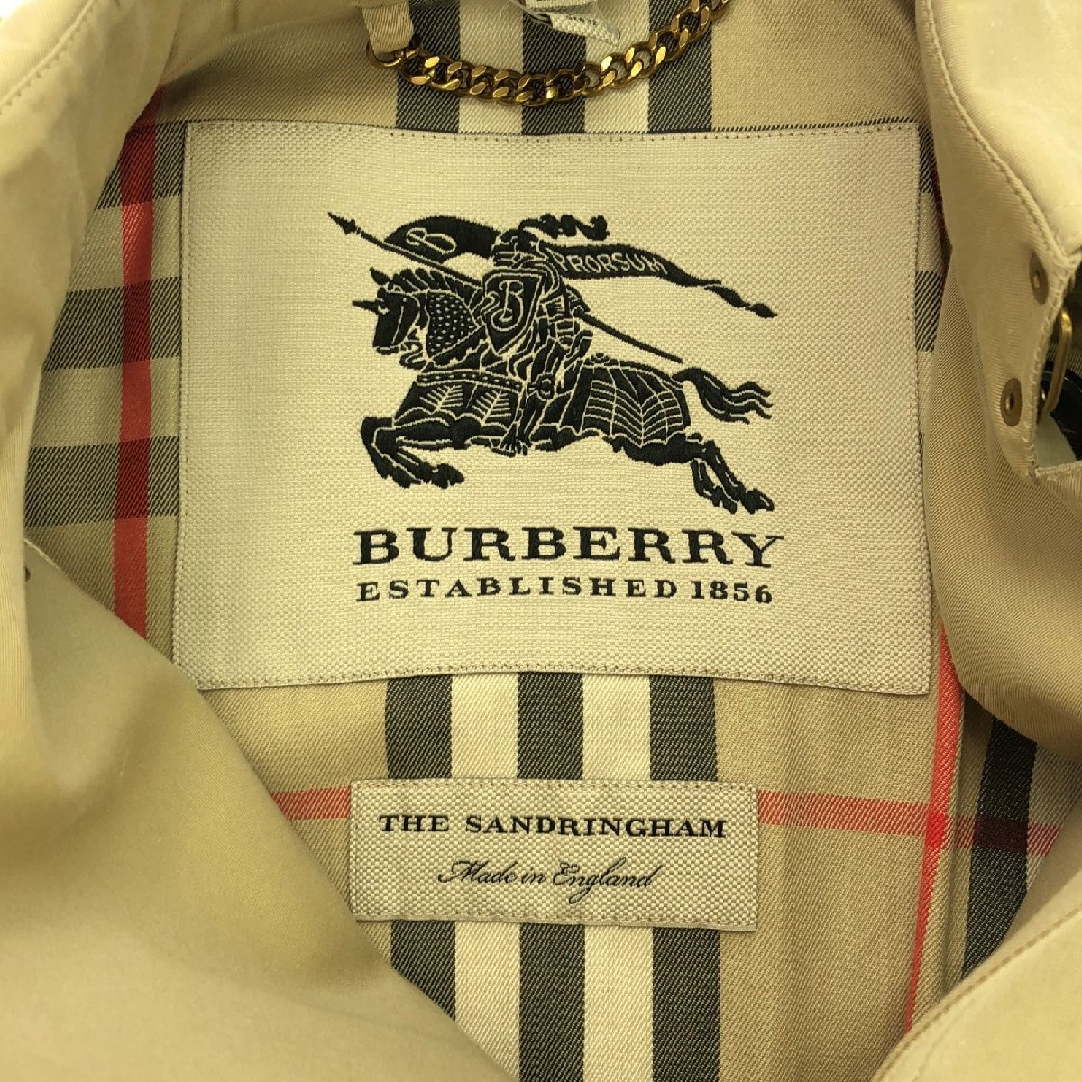 バーバリー トレンチコート ブランドオフ BURBERRY コットン トレンチコート 中古 レディース