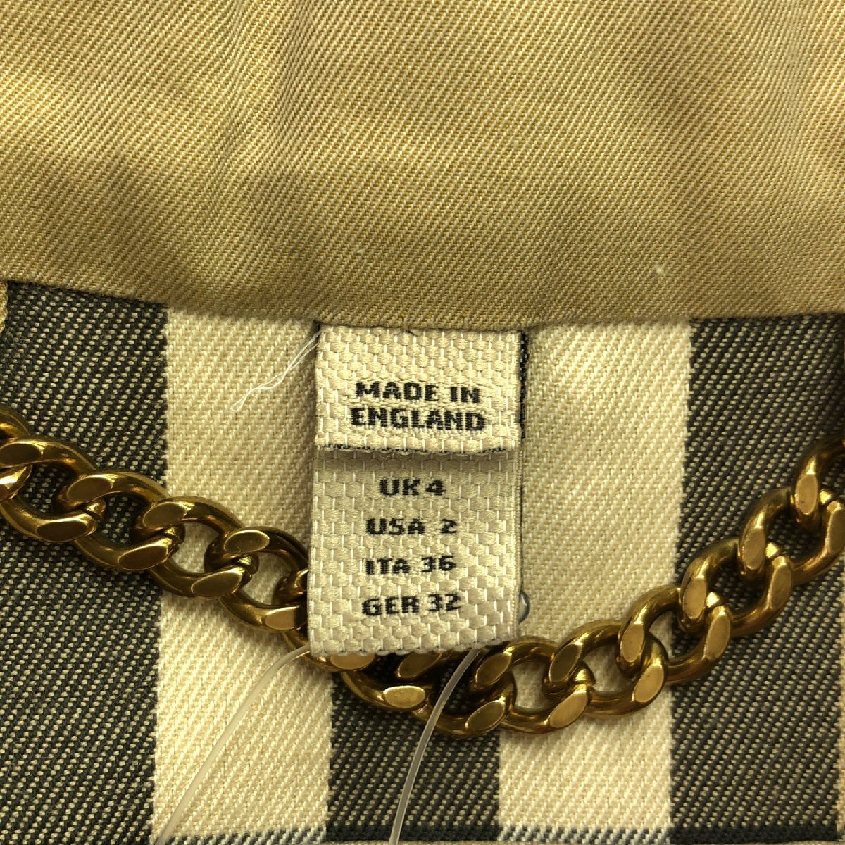 バーバリー トレンチコート ブランドオフ BURBERRY コットン トレンチコート 中古 レディース