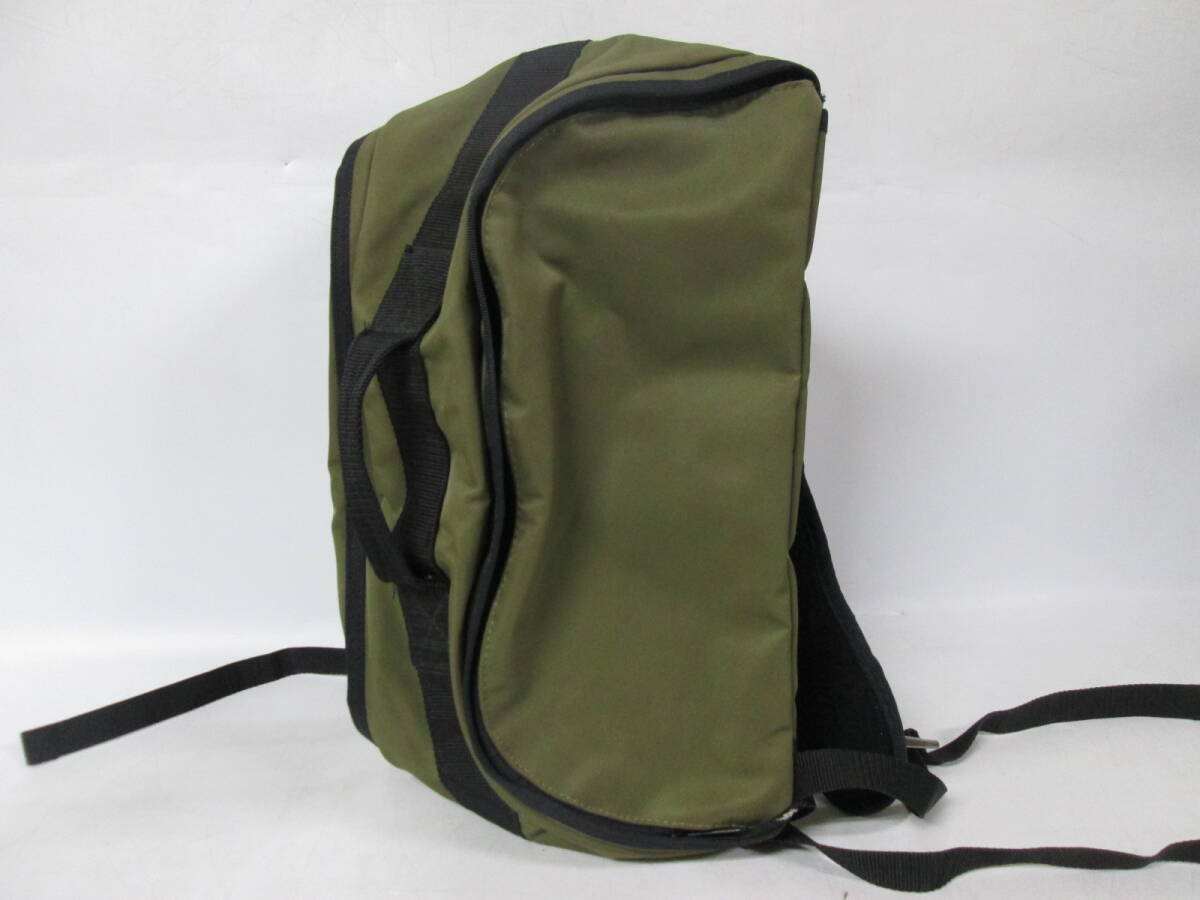 【0626h O18083】 PORTER ポーター NEIGHBOR HOOD ネイバーフッド 2WAYBAG バッグ carry system カーキ 34.5×15×25㎝ 中古