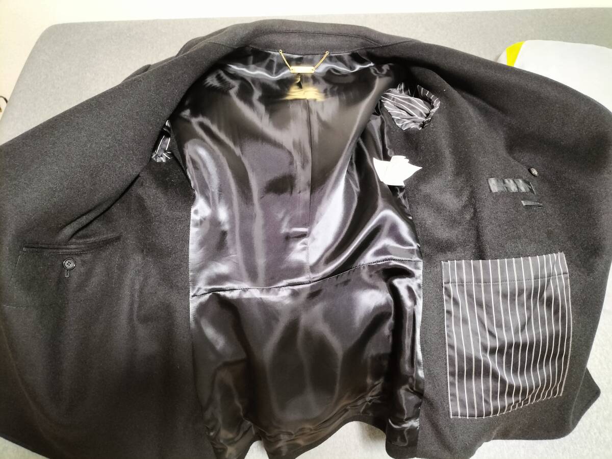アレキサンダーマックイーン　Alexander McQUEEN　コート　Pコート　黒　ブラック　44　Sサイズ