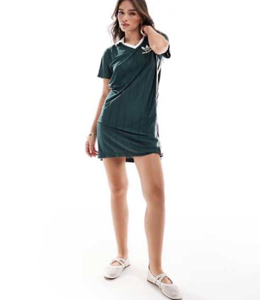 EUROPA DRESS adidas アディダス ワンピース ワンピドレス XS 新品 adidas ワンピース アディカラー ポロ ドレス