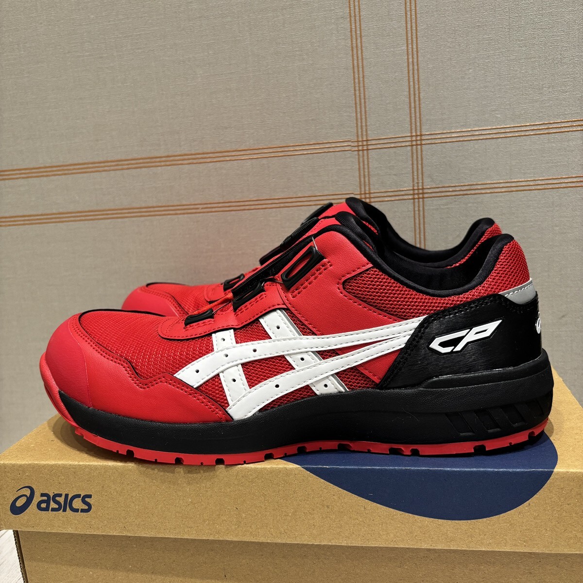 ?【新品未使用品】asics アシックス ウィンジョブ WINJOB CP209 BOA 27cm 1271A029-602 安全靴 レッド S70368317461