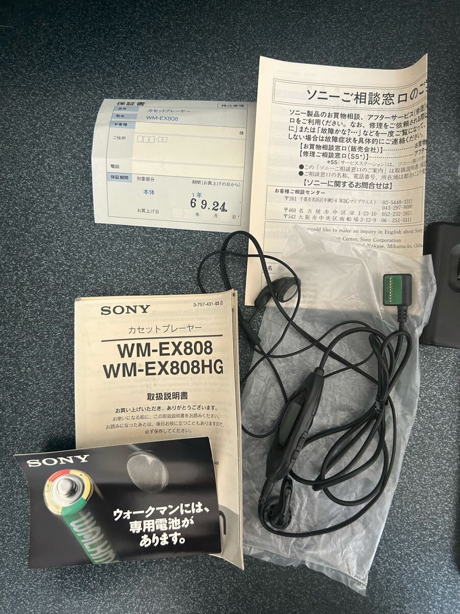 未使用品 SONY WM-EX808 WALKMAN PINGU カセットウォークマン 昭和レトロ