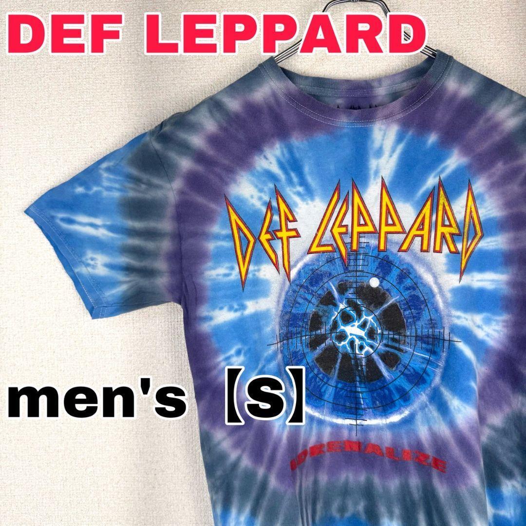 Z254【DEF LEPPARD】半袖Tシャツ【メンズS】タイダイ柄 Z254【DEF LEPPARD】半袖Tシャツ【メンズS】タイダイ柄