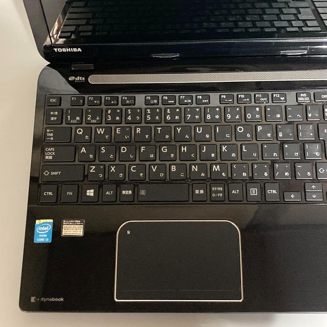 Windows11 メモリ8GB SSD256GB ノートパソコン 東芝 dynabook/ ブラック 15.6インチ DVD Webカメラ USB3.0対応 Bluetooth Wi-Fi テンキー