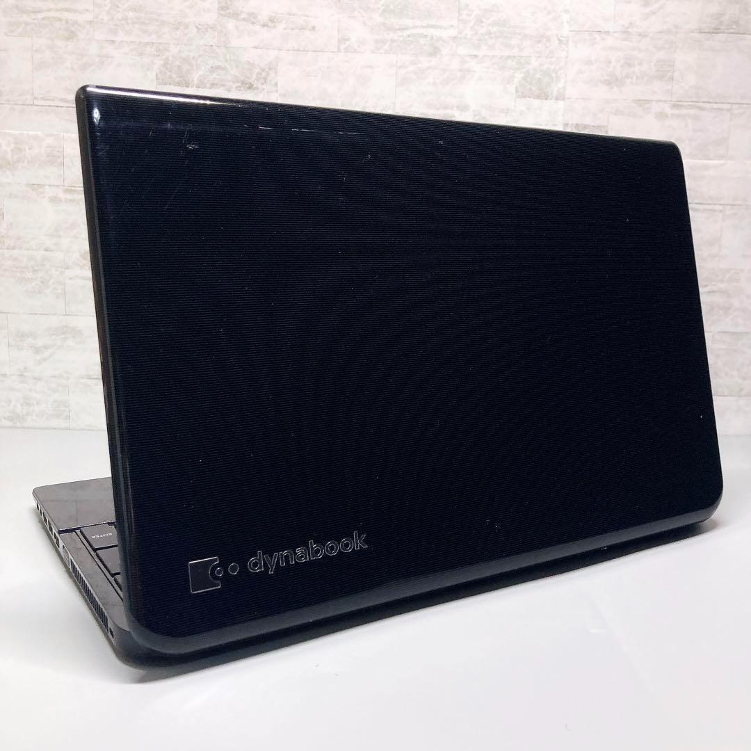 Windows11 メモリ8GB SSD256GB ノートパソコン 東芝 dynabook/ ブラック 15.6インチ DVD Webカメラ USB3.0対応 Bluetooth Wi-Fi テンキー