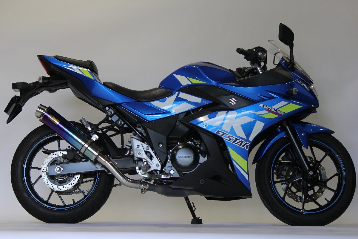 【送料無料】Realize GSX250R バイクマフラー 2BK-DN11A 8BK-DN12B アリア チタン スラッシュタイプ TypeS リアライズ 520-SO-001-02