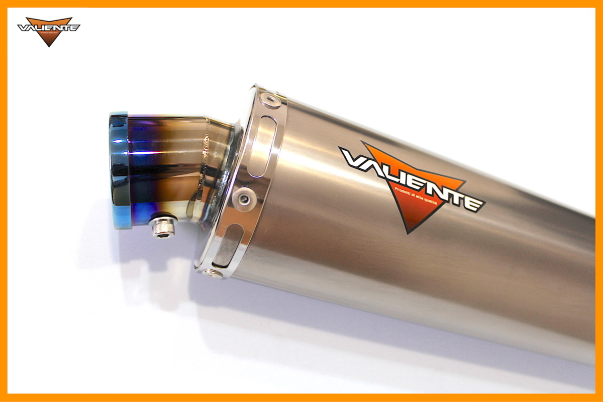 【送料無料】Valiente アドレスV125S CF4MA バイクマフラー スパルタ Tiソリッド マフラー カスタム パーツ バリエンテ スズキ v-201-sp1
