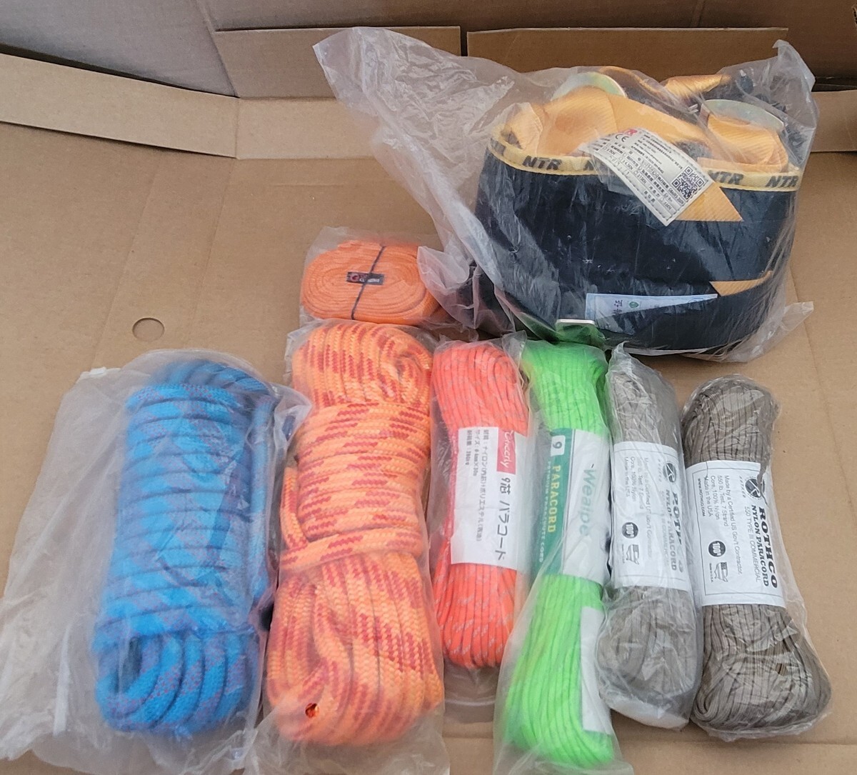 未使用 未開封 保管品 ロープ キャンプ 登山 クライミング まとめ ROTHCO Wealpe GM CLIMBING GM800130 NTR 
