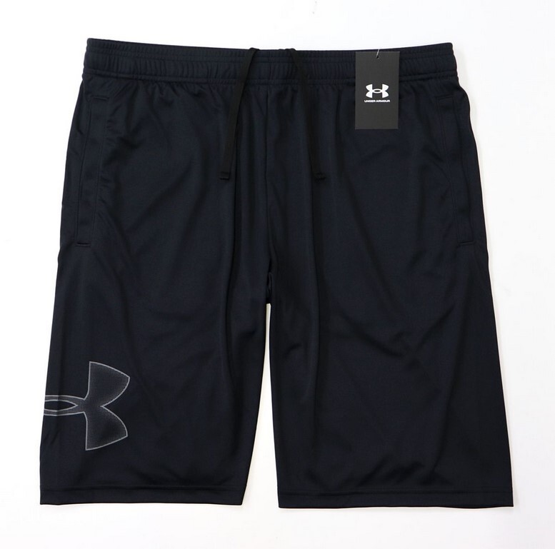 ●送料390円可能商品 アンダーアーマー UNDER ARMOUR UA 新品 メンズ 吸汗速干 ハーフパンツ ショーツ 黒 [13585510011N-2XL] 四 零★QWER